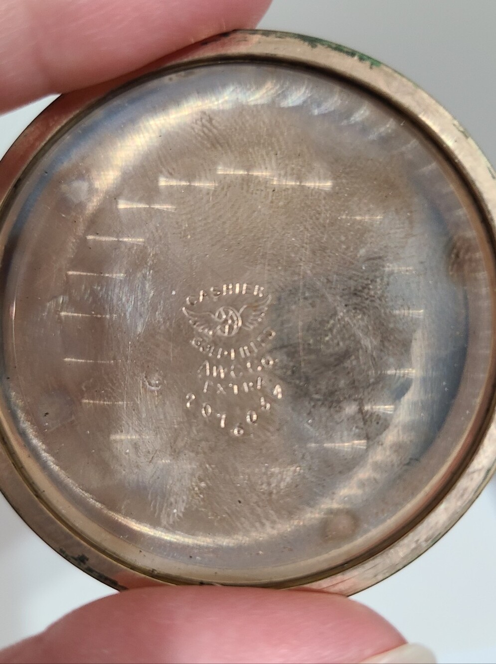 Antique Elgin 1920s Grade 387 Gold Filled Engraved Grandpa Core Pocket Watch - Picture 10 of 12